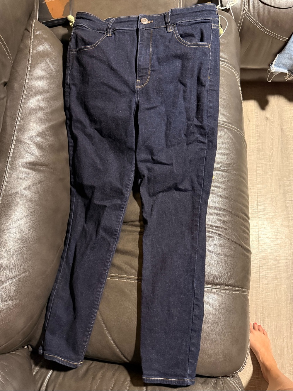 American Eagle Outfitters Dark Indigo Stretch Jeans